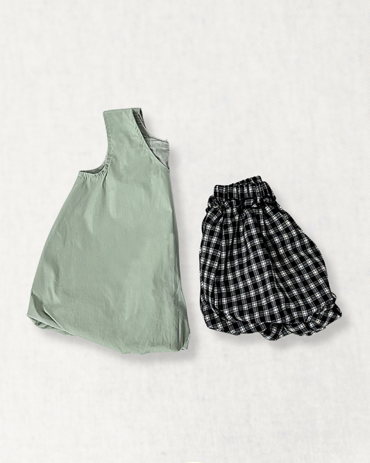 Pistachio Bubble Hem Top