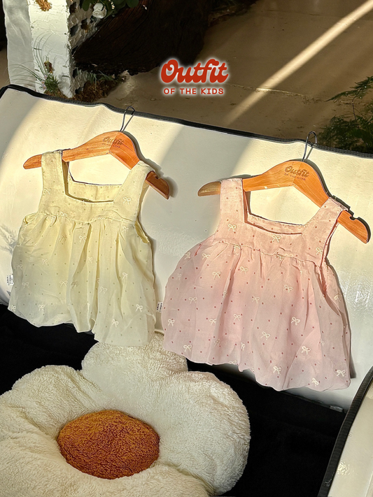 Ribbon Sprinkle Dress (Yellow)