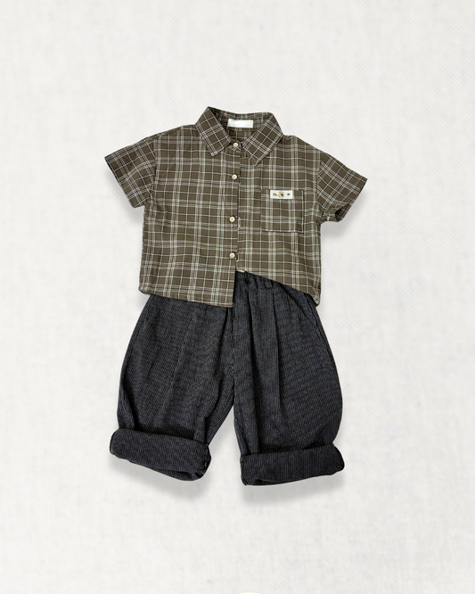 Bear Buddy Plaid Shirt