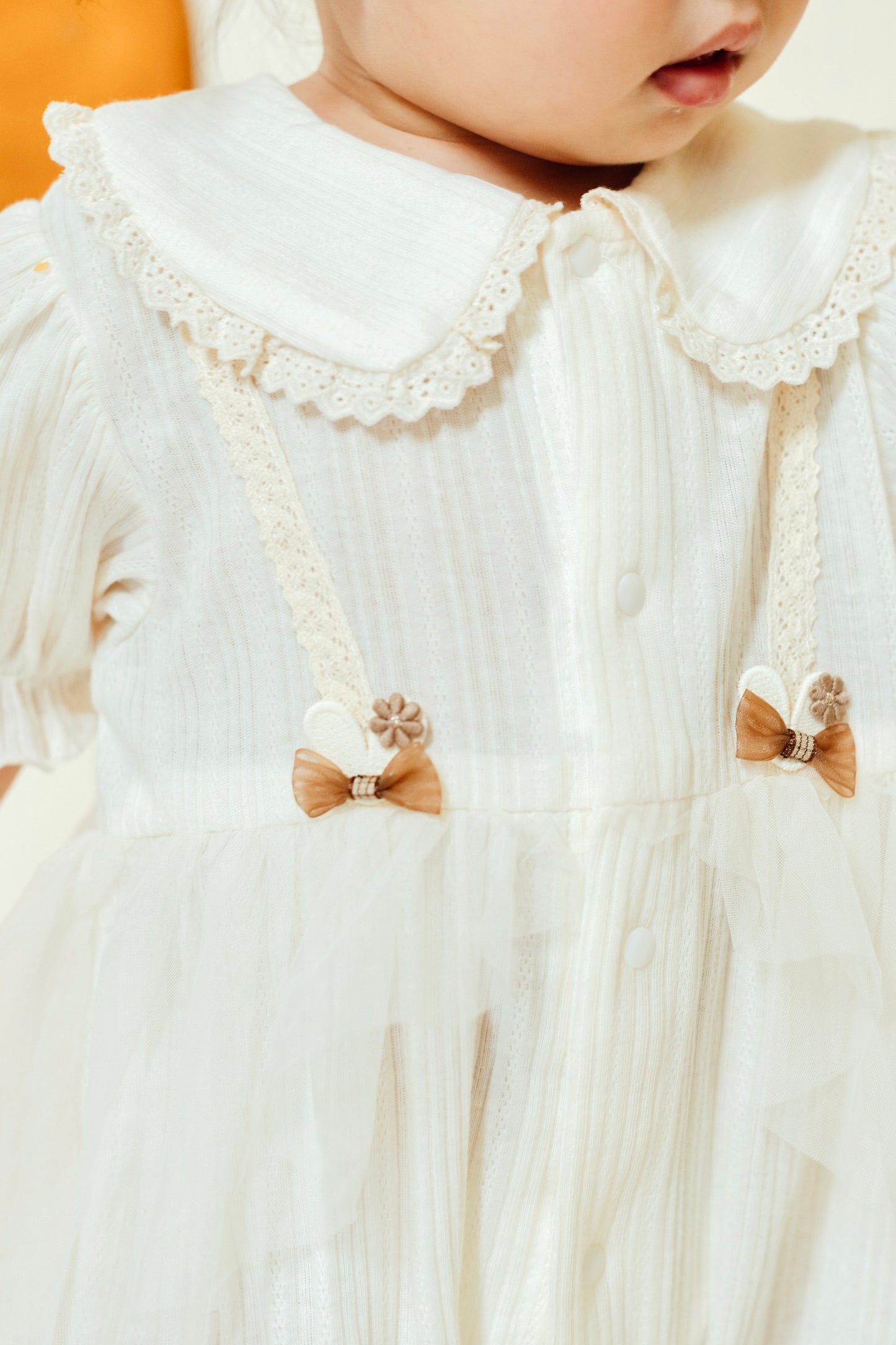 Ribbon Tulle Princess Romper