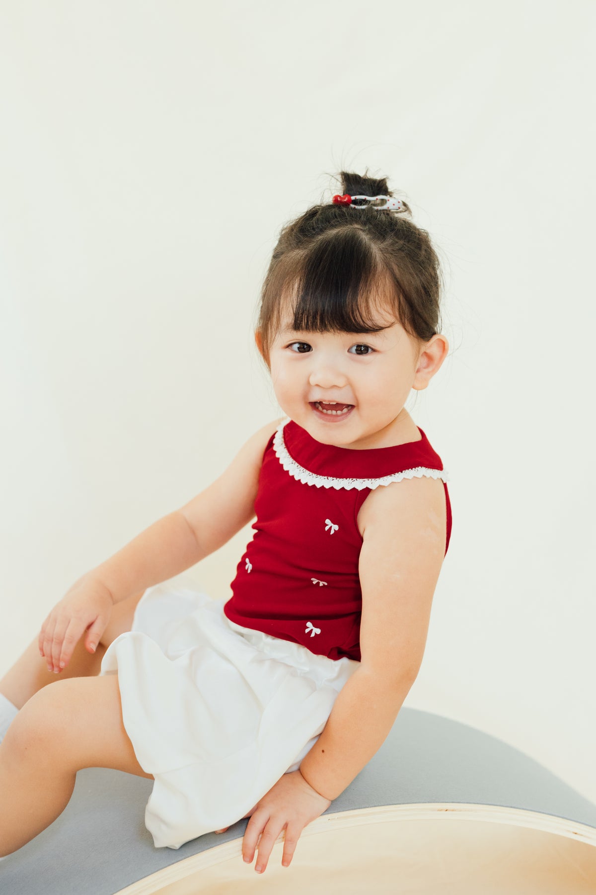 Puffy Bubble Shorts (White)