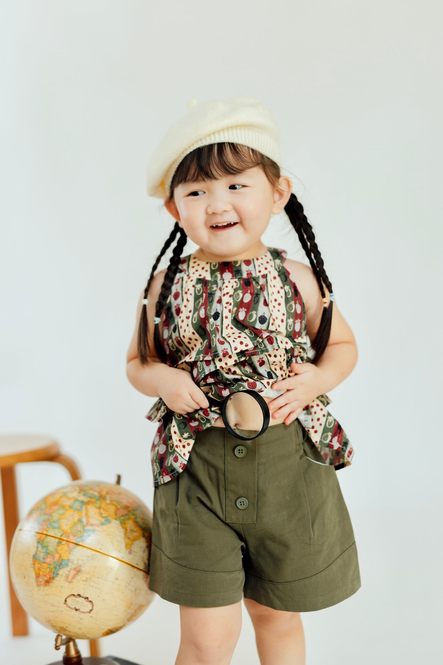 Olive Cuffed Shorts