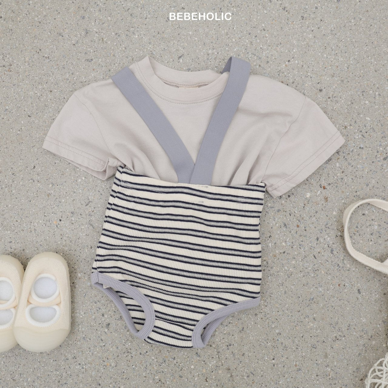 【🇰🇷BEBEHOLIC】Crown Overalls Bloomer
