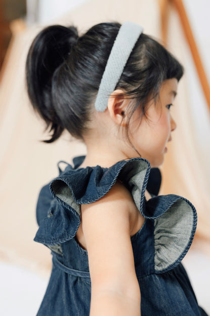 Butterfly Denim Bow Dress