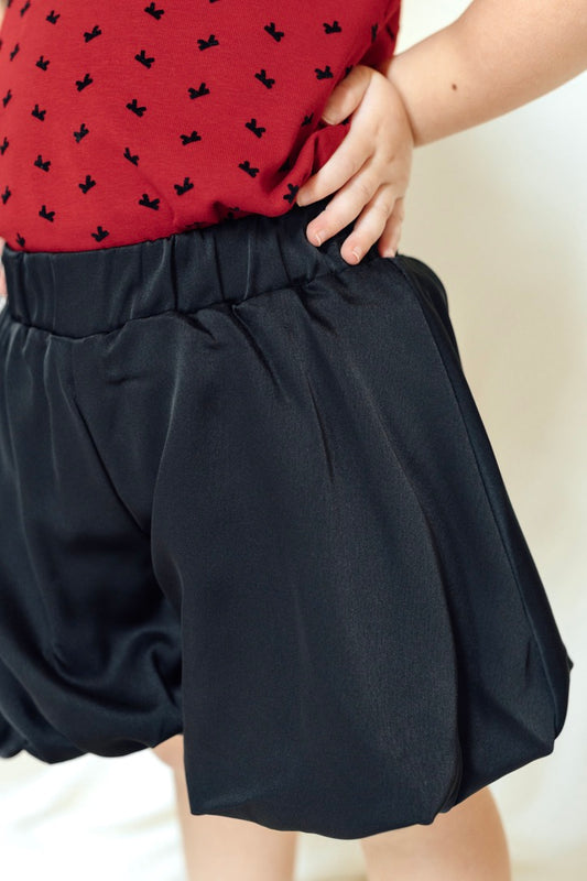 Puffy Bubble Shorts (Black)
