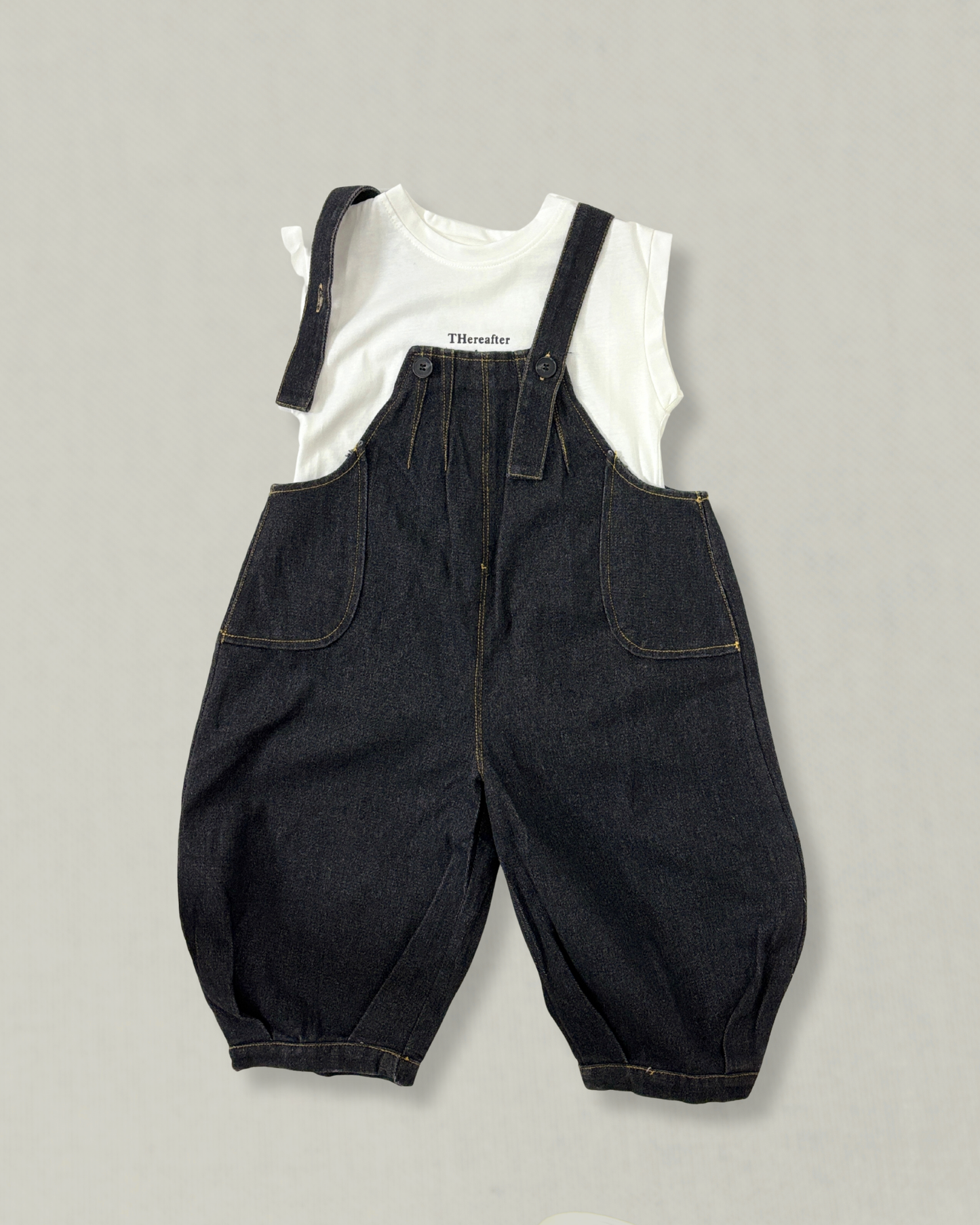 Go-Go Balloon Denim Overall