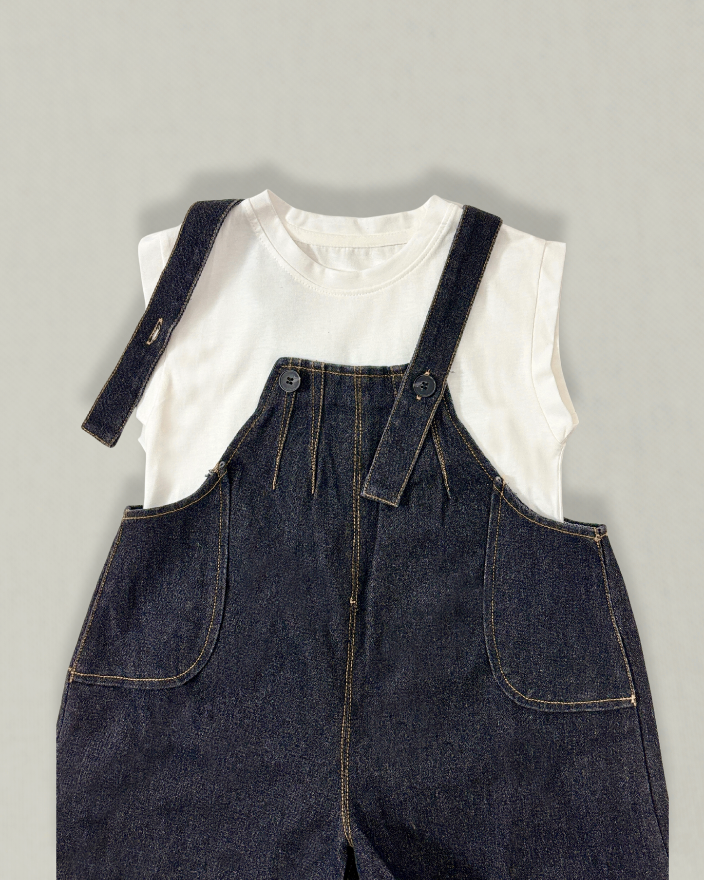 Go-Go Balloon Denim Overall