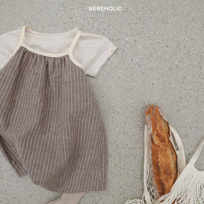 【🇰🇷BEBEHOLIC】Terra Stripe Suit