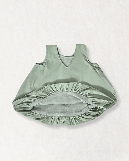 Pistachio Bubble Hem Top