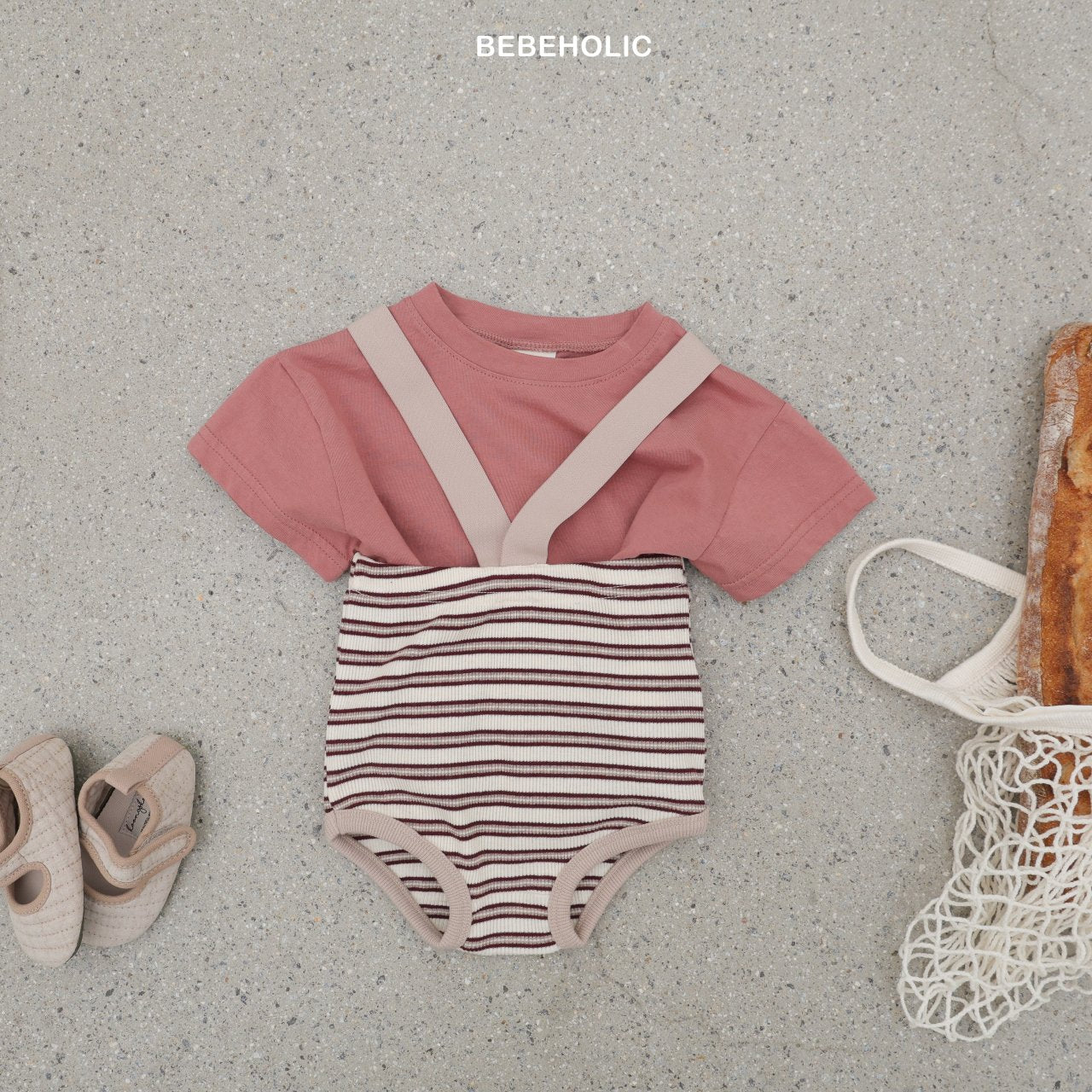 【🇰🇷BEBEHOLIC】Crown Overalls Bloomer