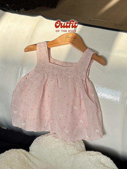 Ribbon Sprinkle Dress (Pink)