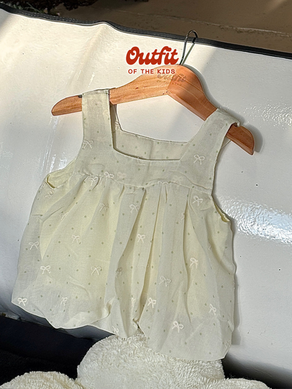 Ribbon Sprinkle Dress (Yellow)