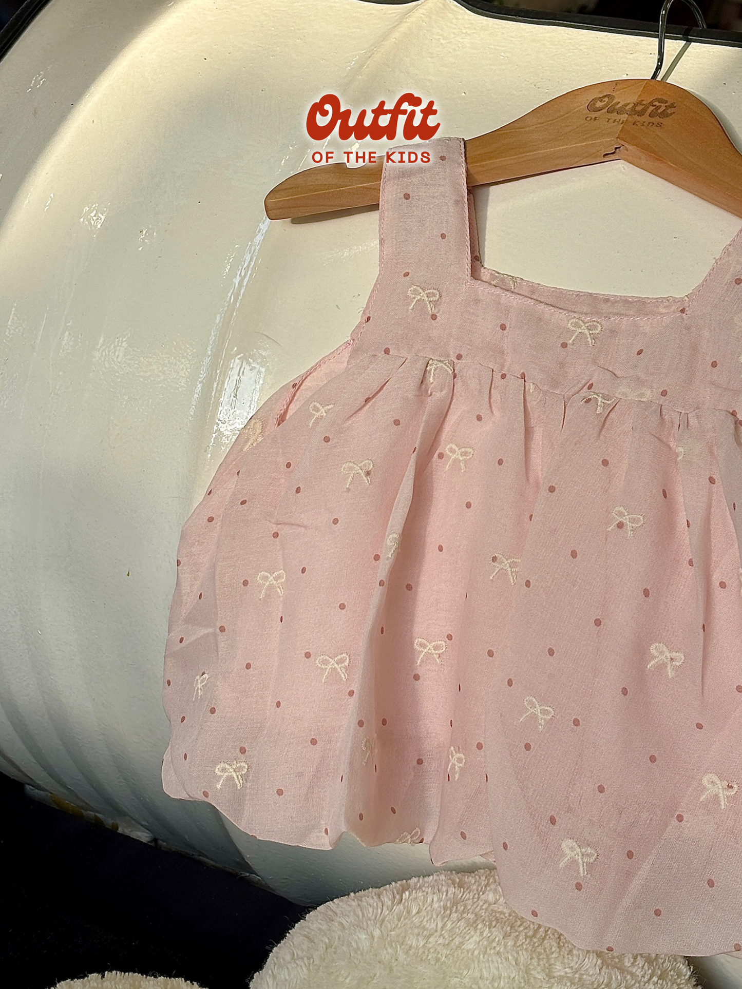 Ribbon Sprinkle Dress (Pink)