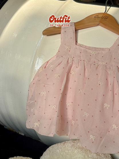 Ribbon Sprinkle Dress (Pink)