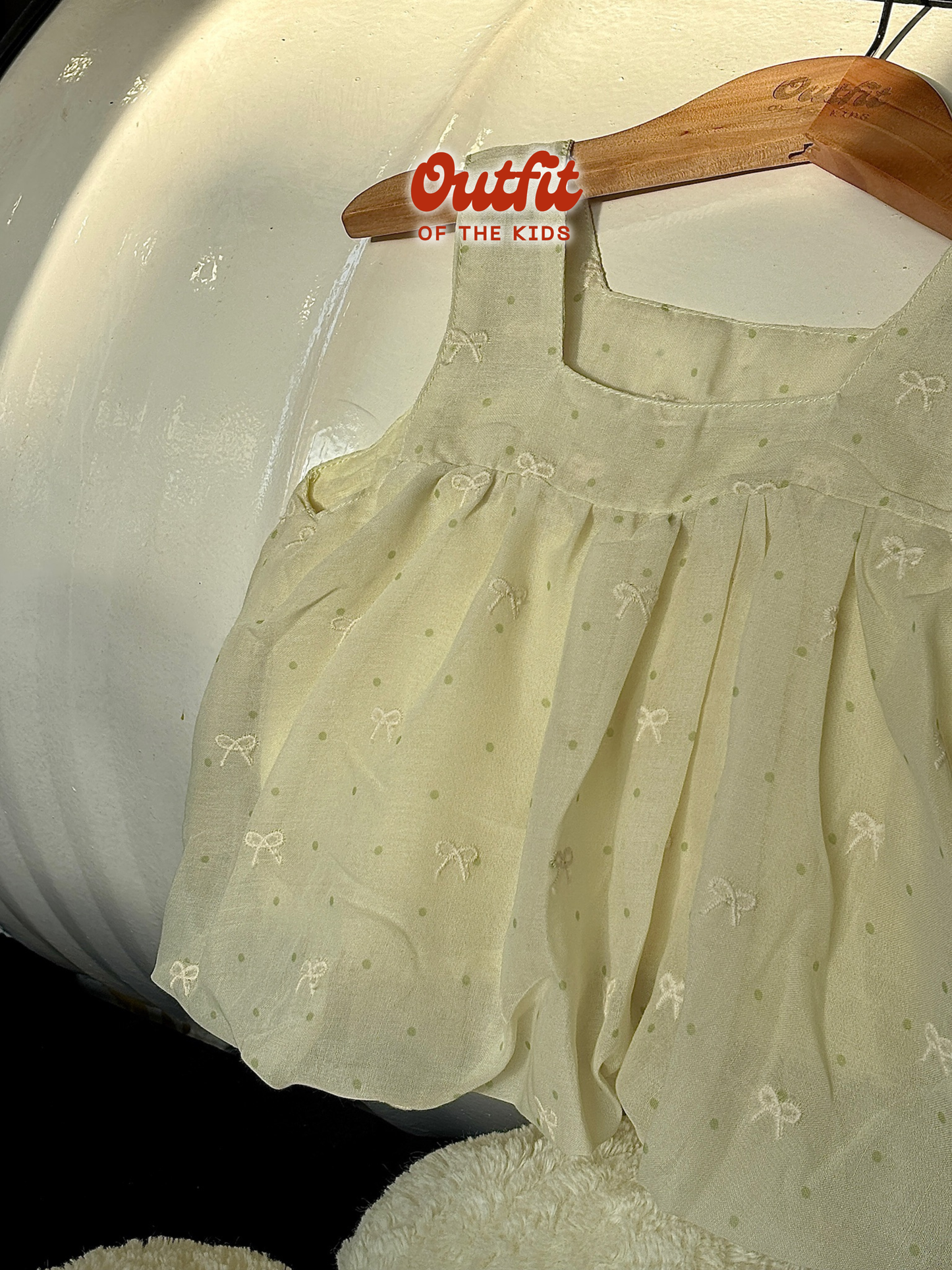 Ribbon Sprinkle Dress (Yellow)