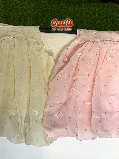 Ribbon Sprinkle Dress (Pink)
