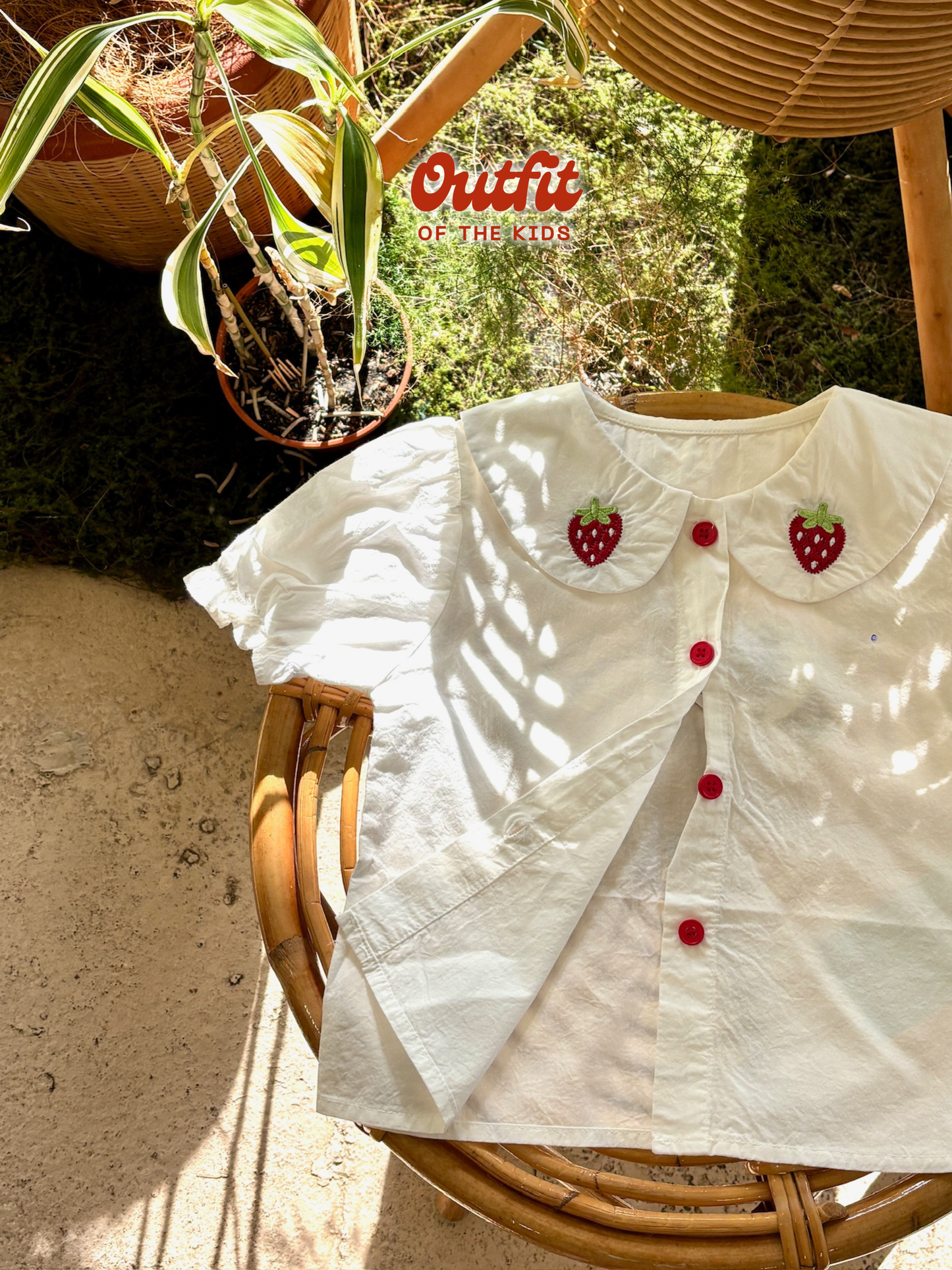 Berry Kiss Puff Blouse