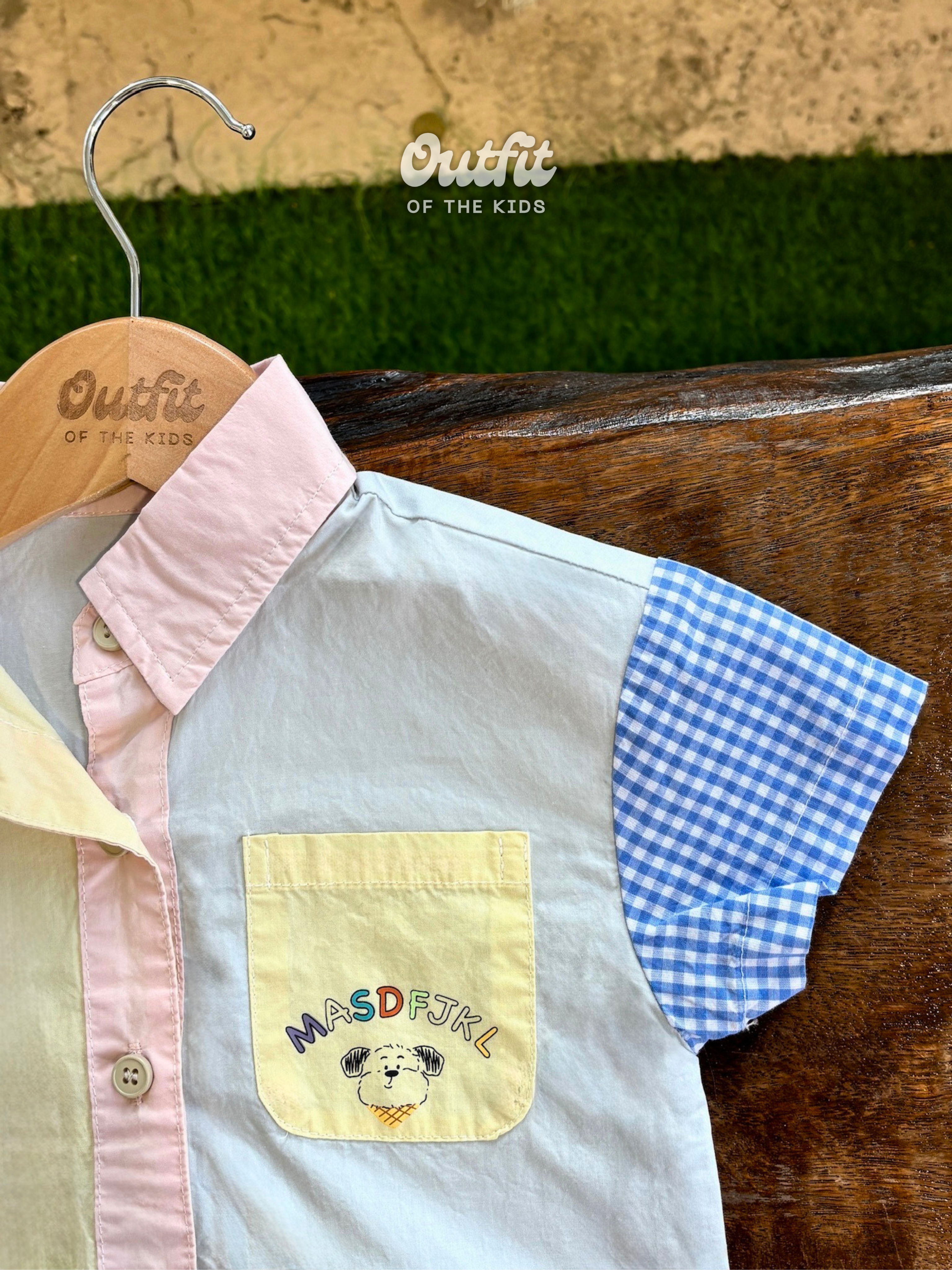 Pastel Patchy Top