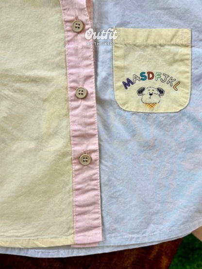 Pastel Patchy Top