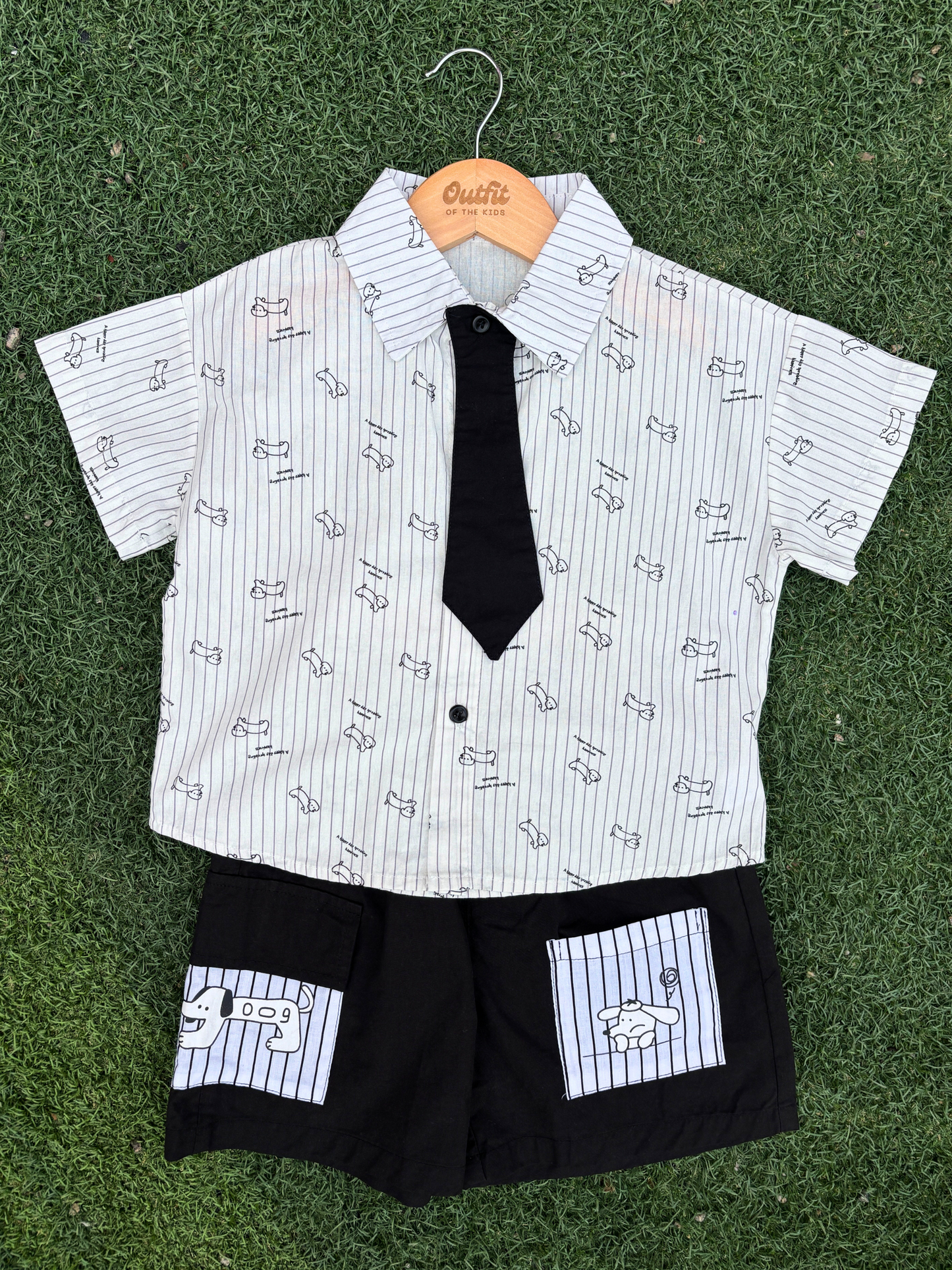 Sausage Pup Tie Set