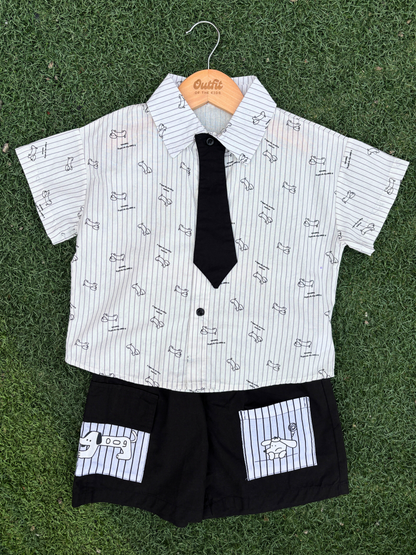 Sausage Pup Tie Set