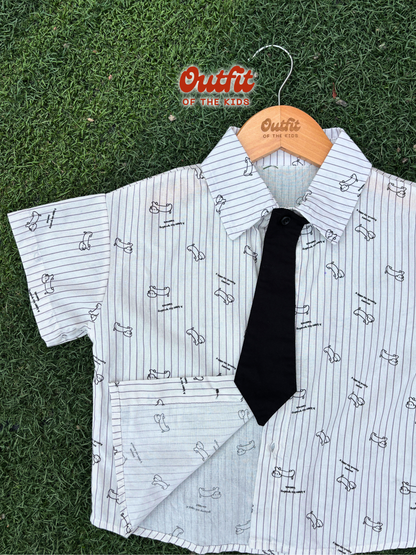 Sausage Pup Tie Set