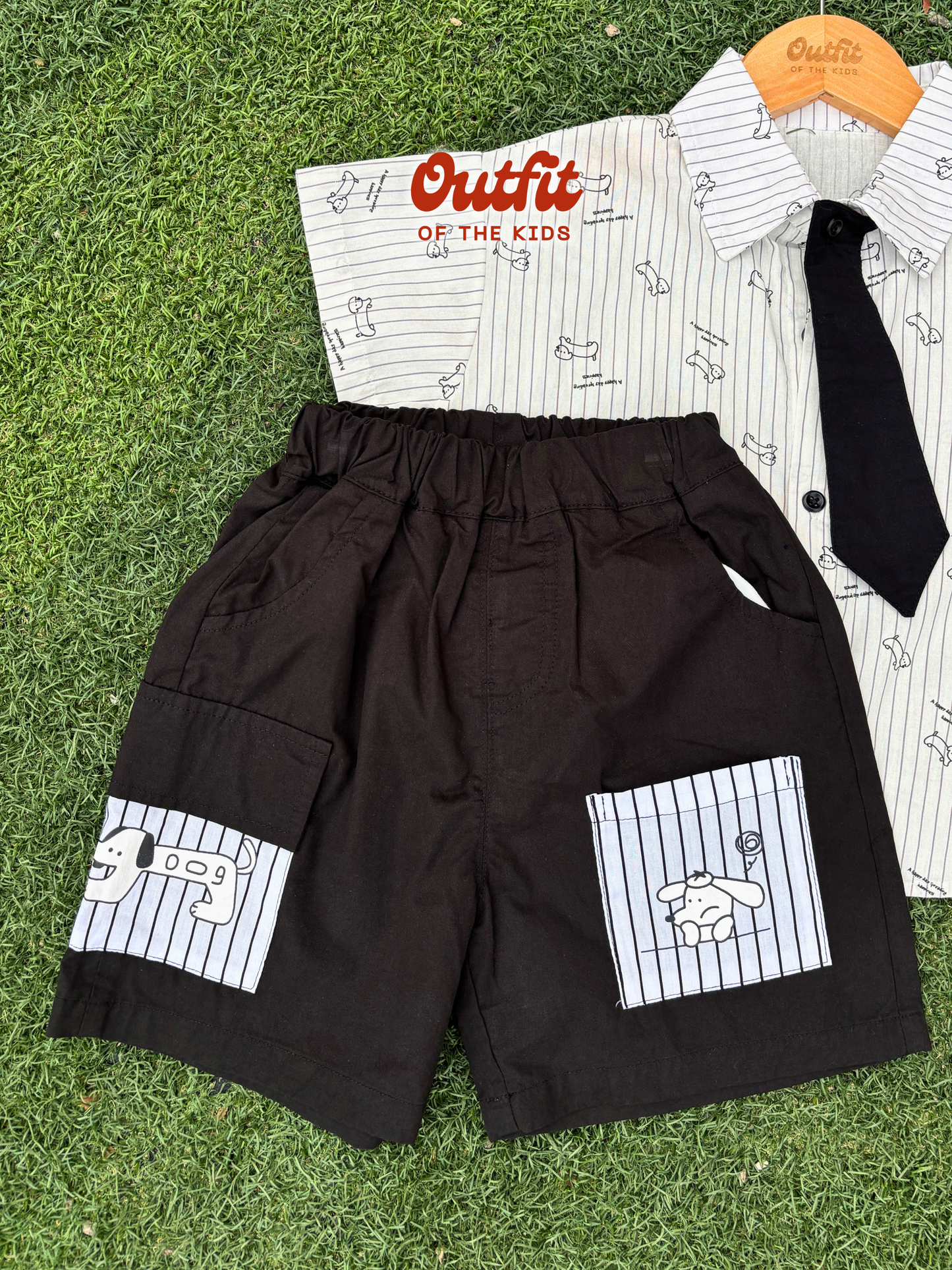 Sausage Pup Tie Set