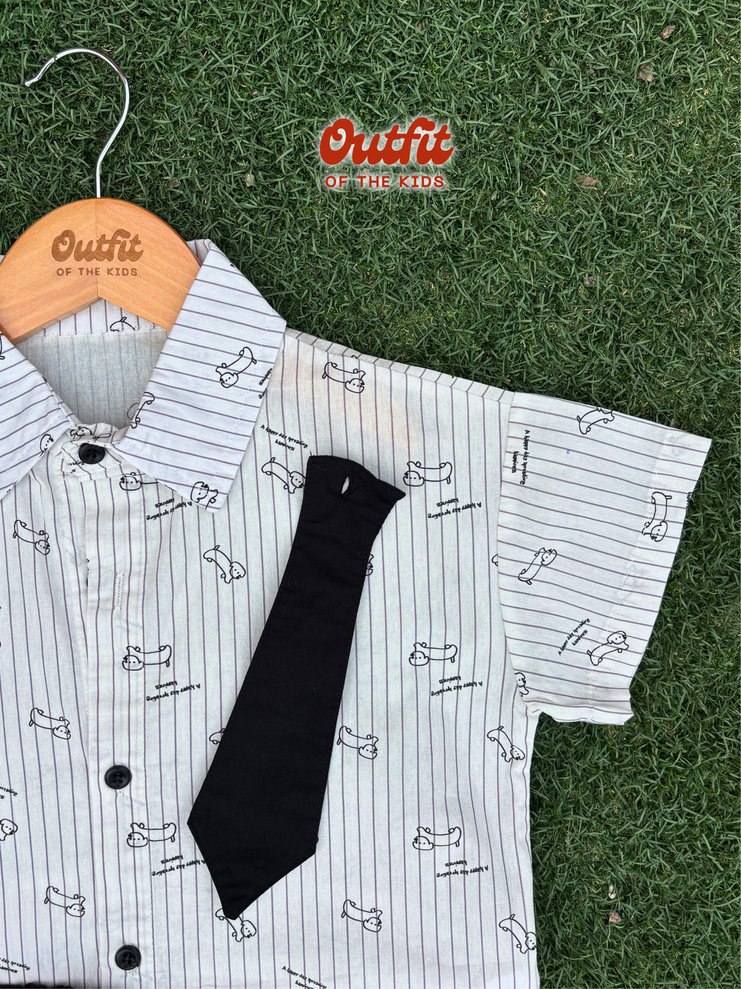 Sausage Pup Tie Set