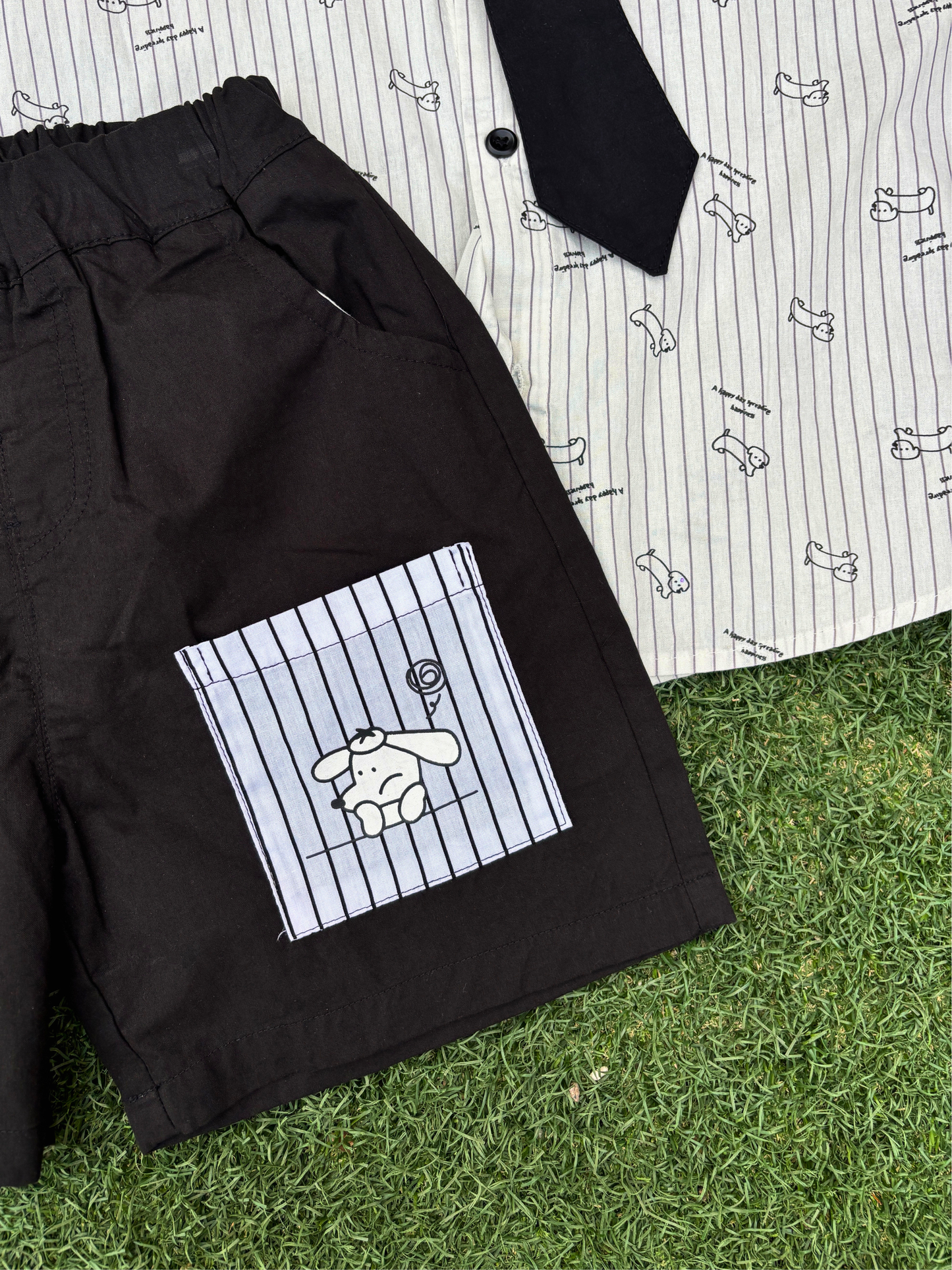 Sausage Pup Tie Set