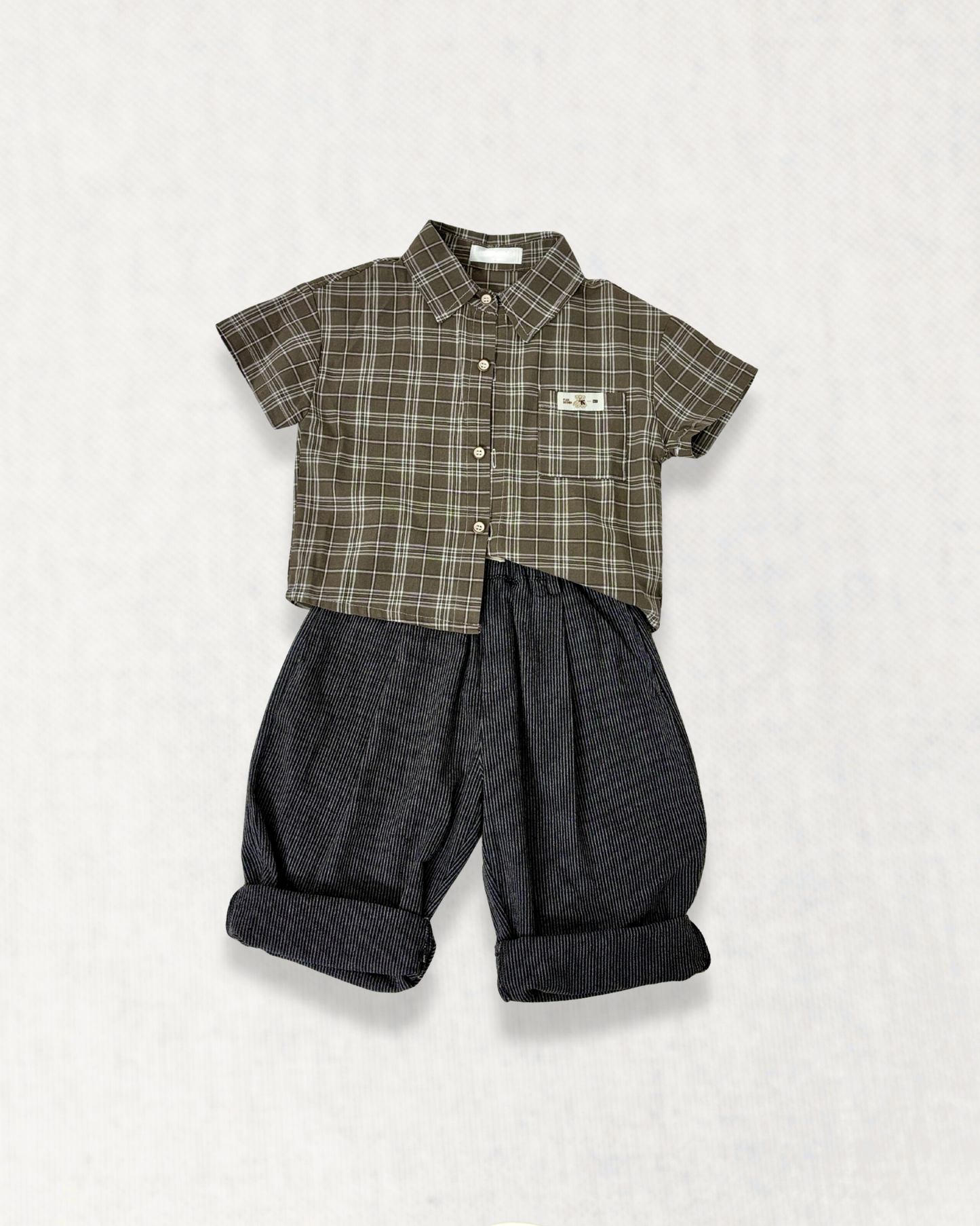 Bear Buddy Plaid Shirt