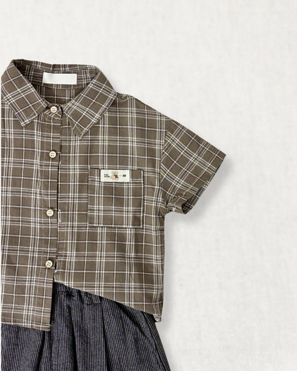 Bear Buddy Plaid Shirt