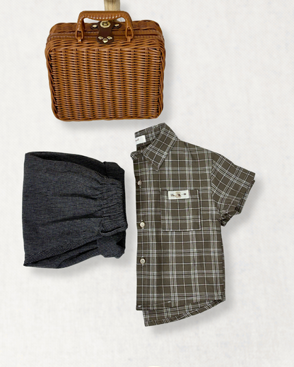 Bear Buddy Plaid Shirt