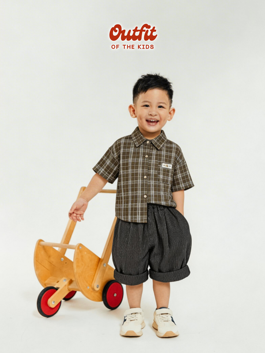 Bear Buddy Plaid Shirt