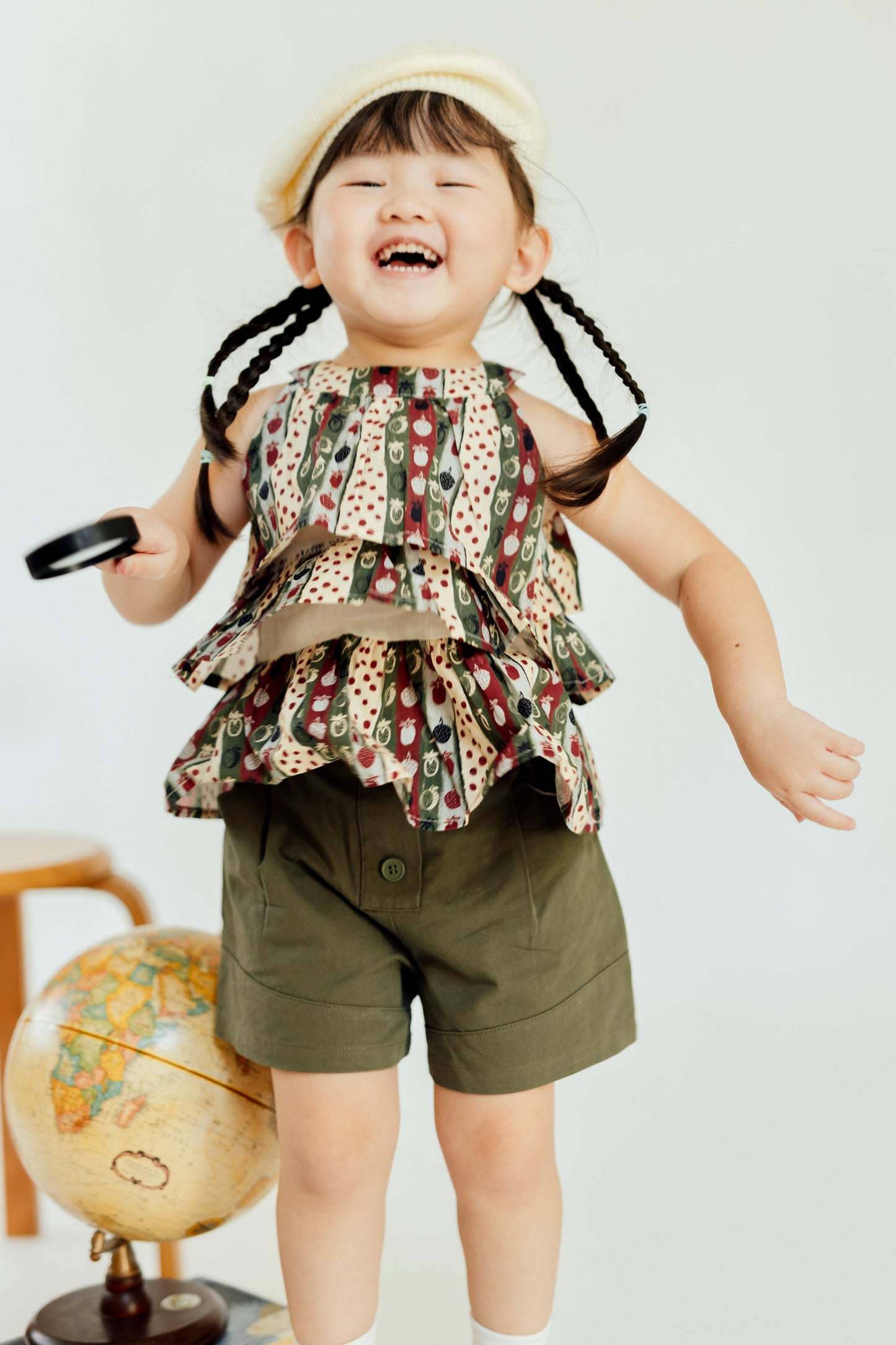 Olive Cuffed Shorts
