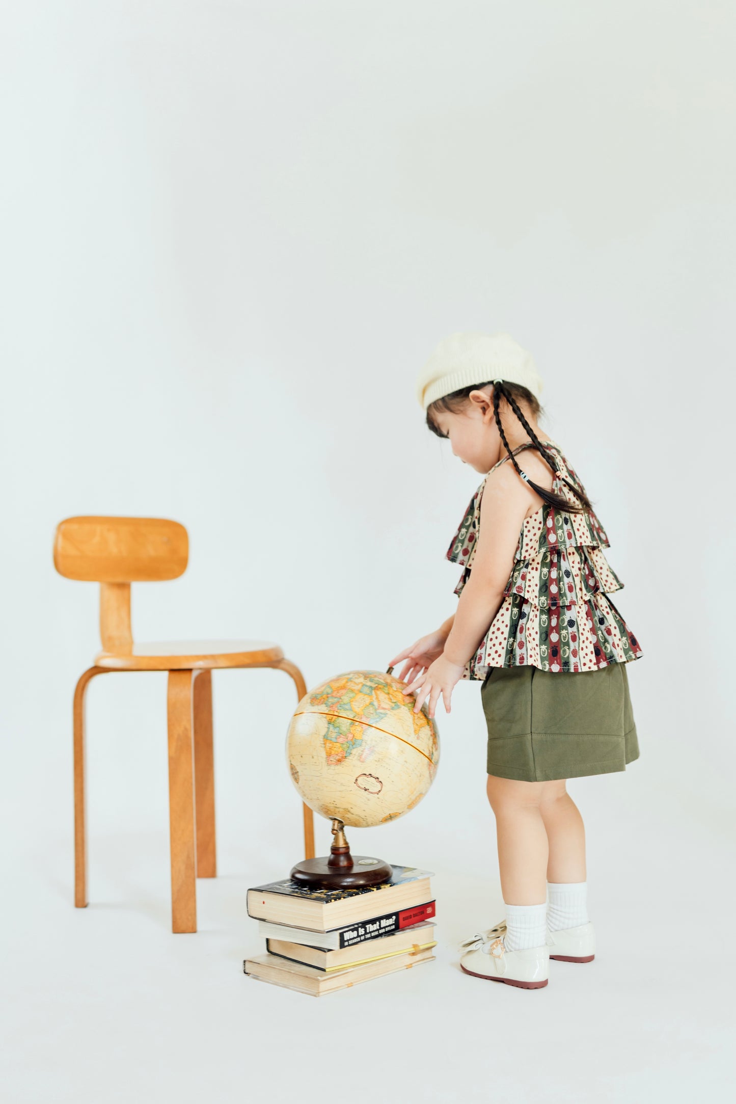 Fruity Patchwork Ruffle Top