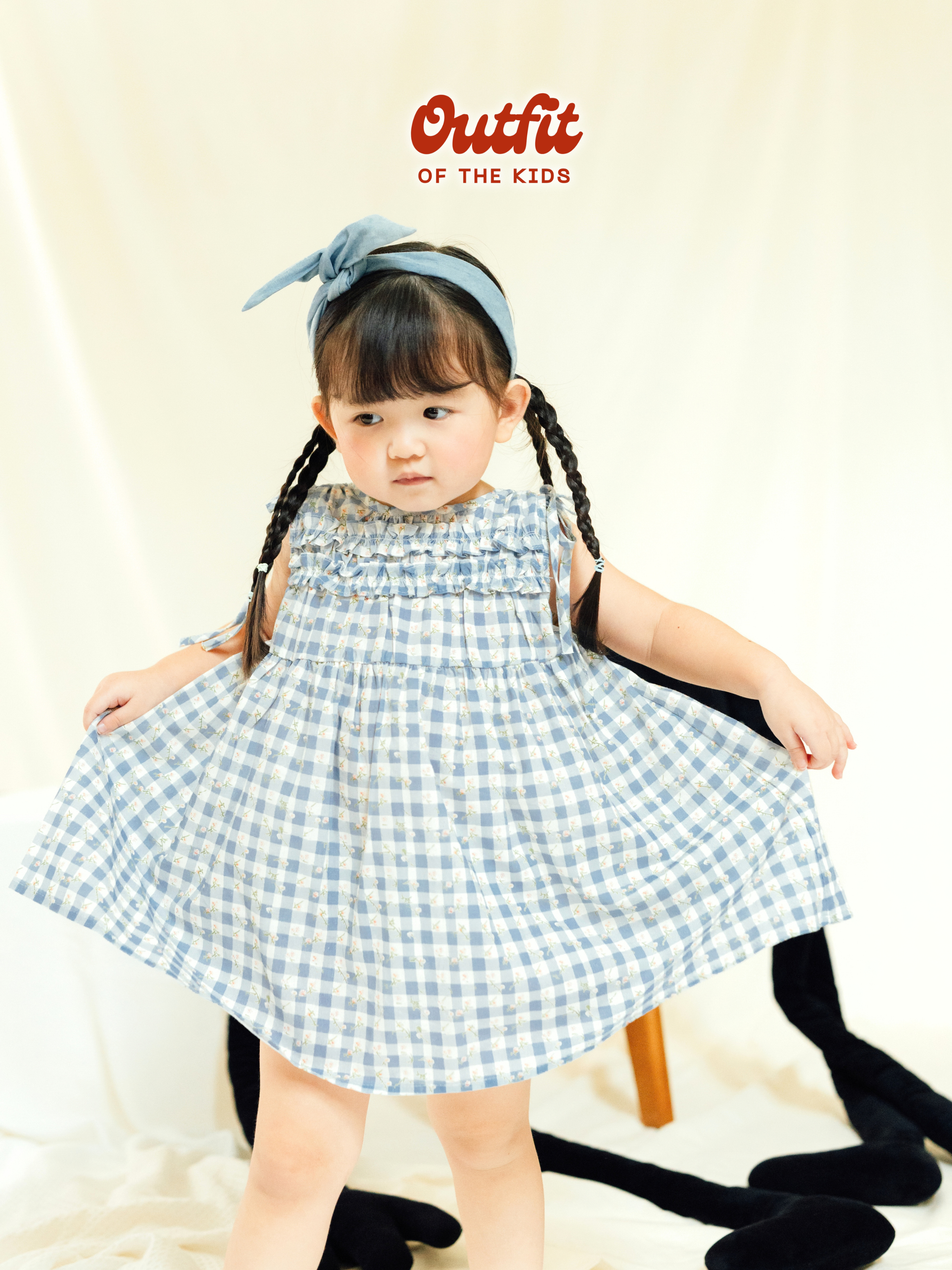 Blossom Checkered Dress