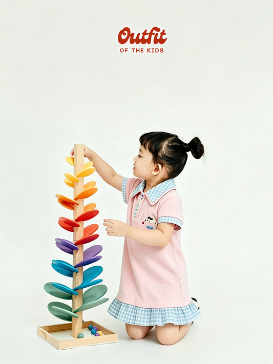 Pastel Picnic Polo Skirt