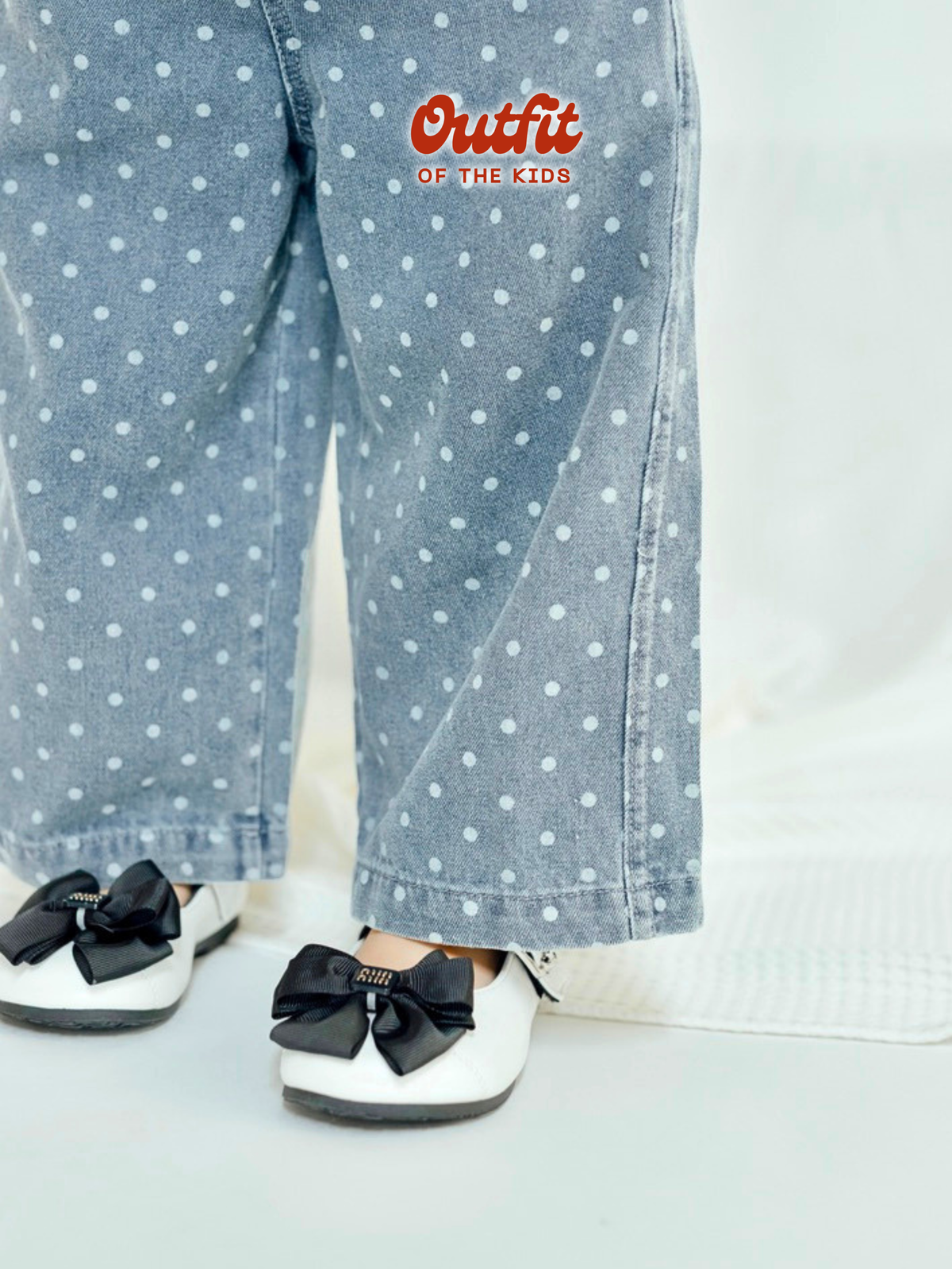 Polka Dot Denim Set