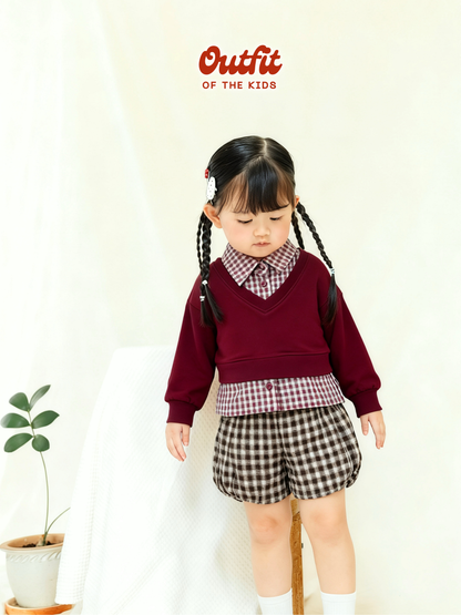Preppy Check 2-in-1 Sweatshirt