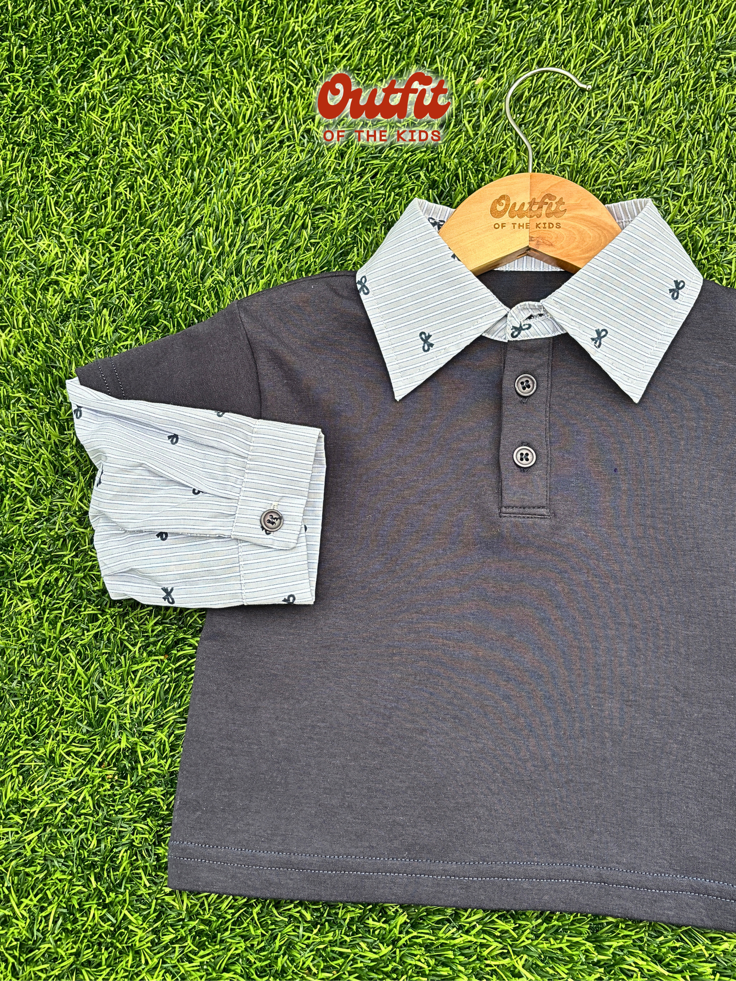 Bowtiful Polo Layered Top