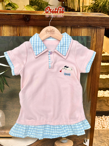 Pastel Picnic Polo Skirt