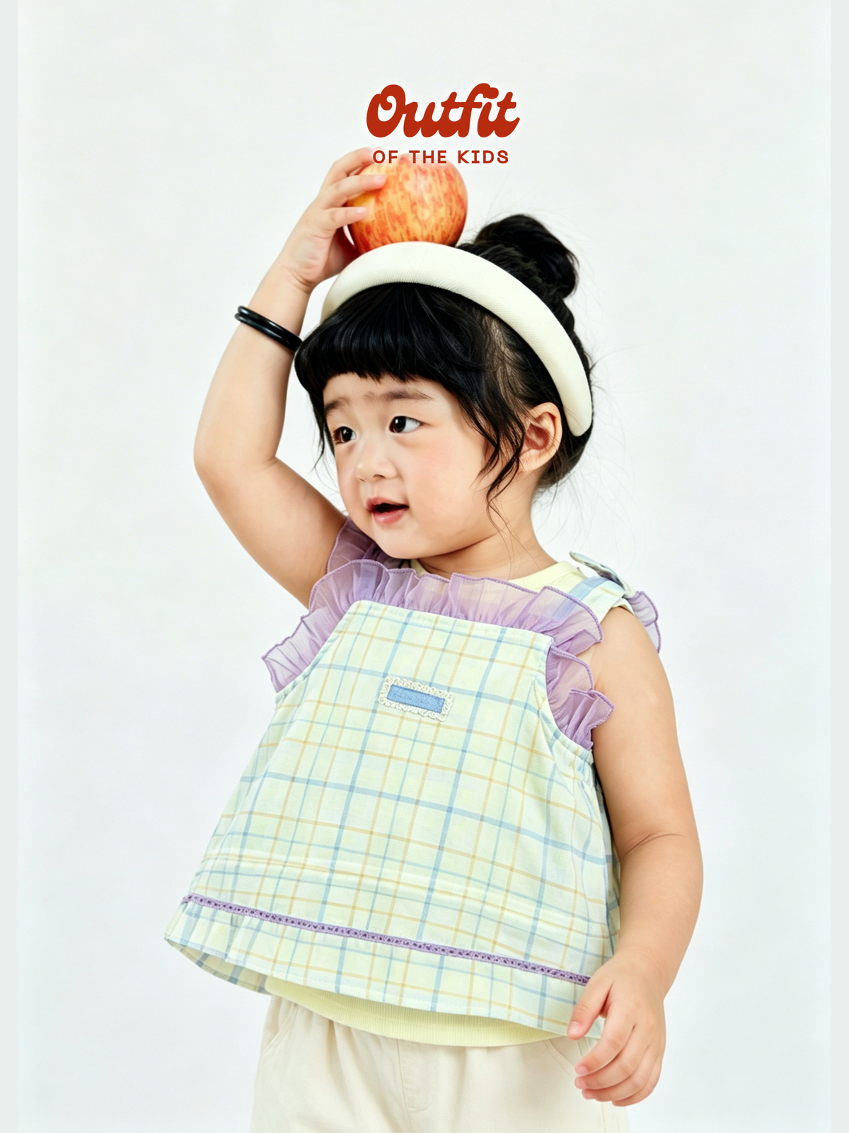 Lilac Picnic Layered Two-Piece Top