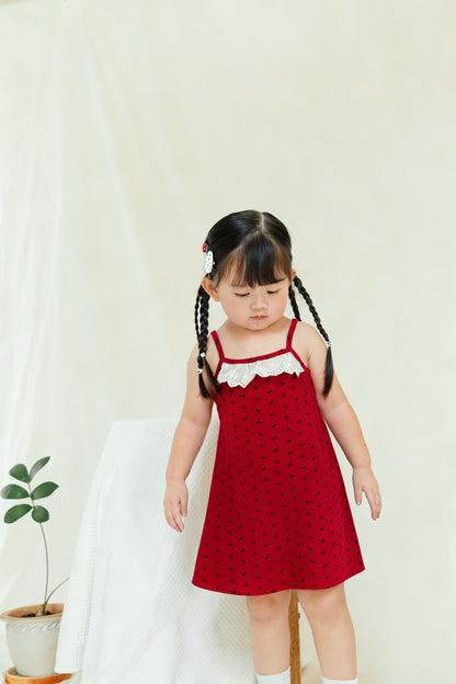 Lace Ribbon Cami Dress