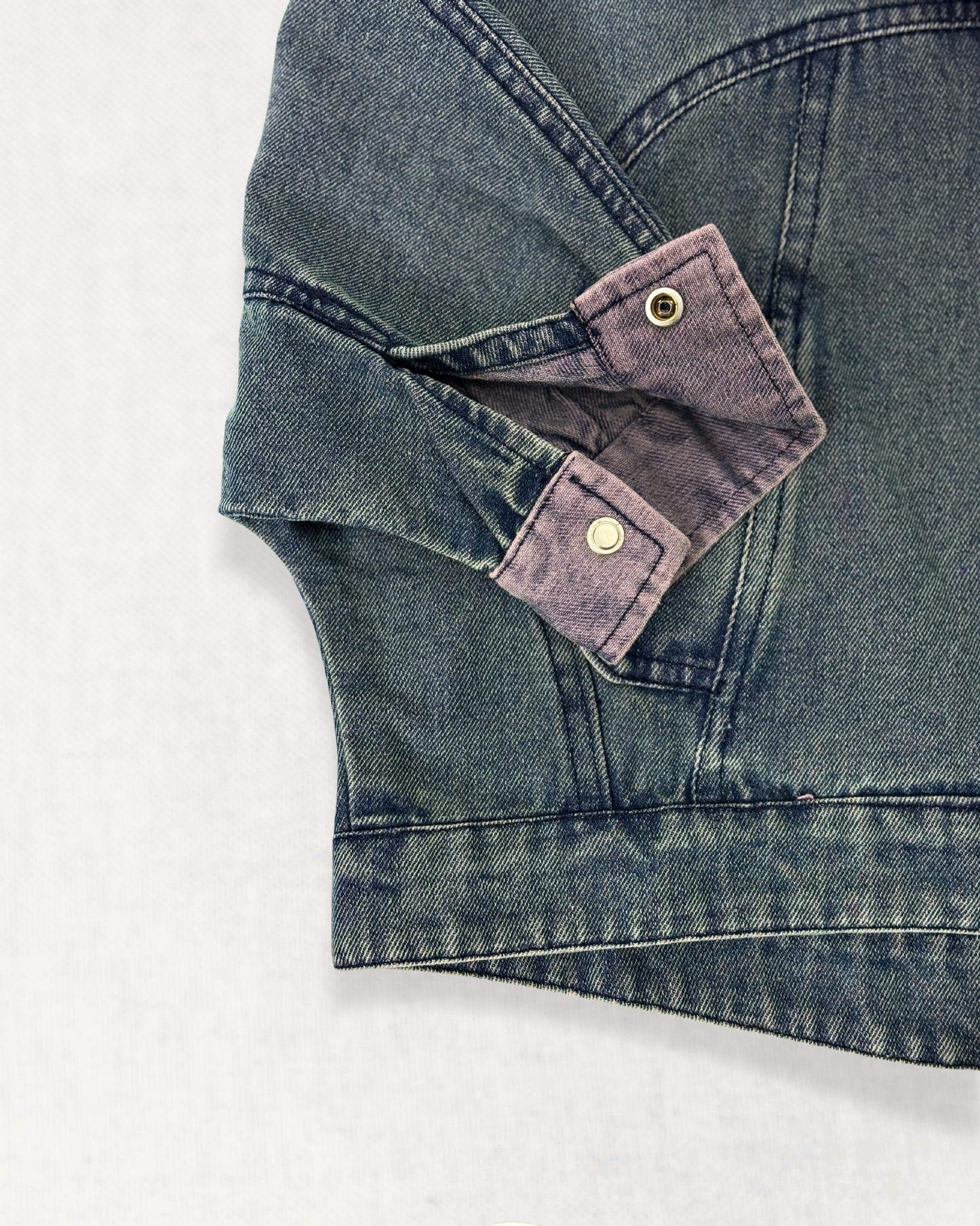 Cool BluBlu Contrast Denim Jacket