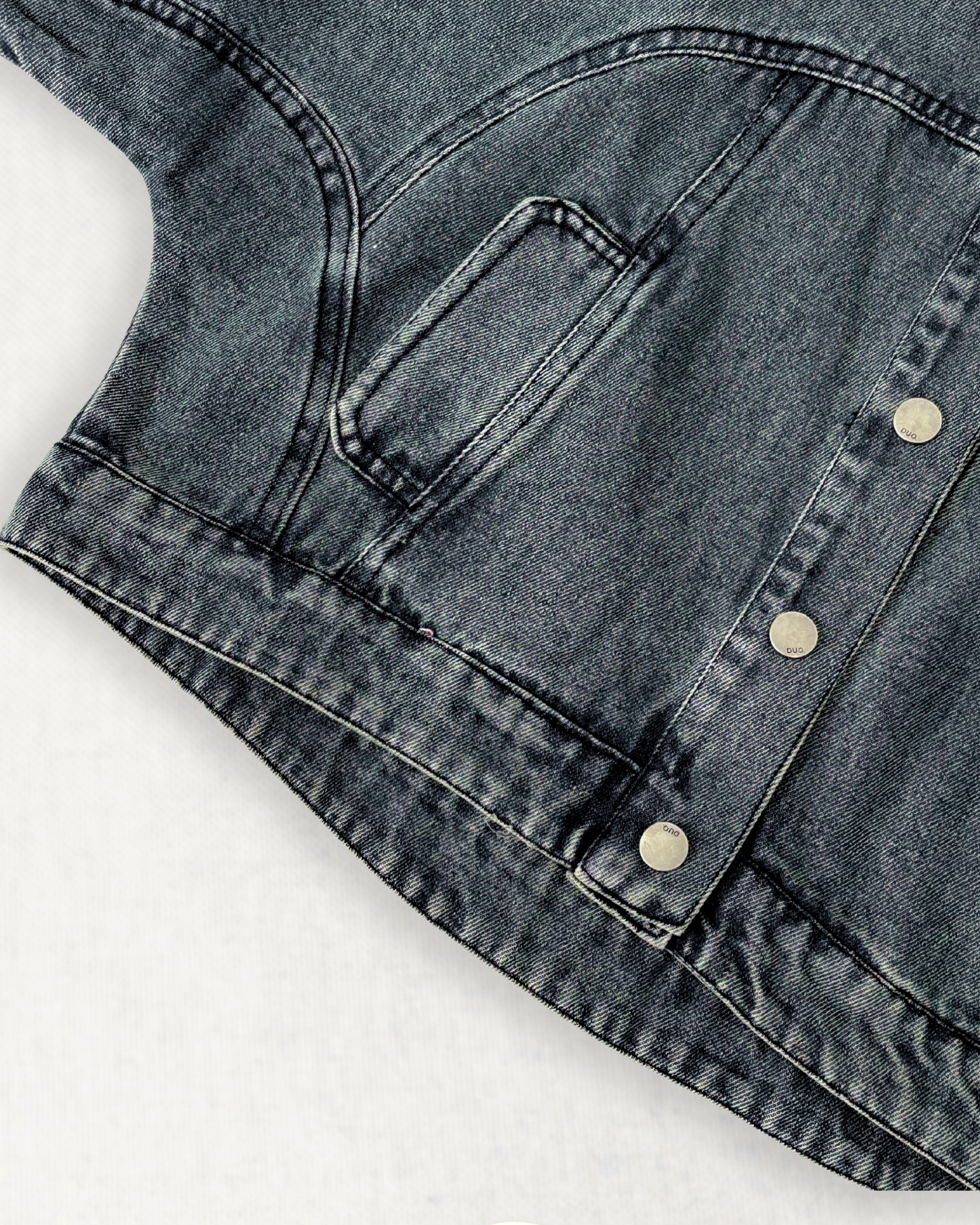Cool BluBlu Contrast Denim Jacket
