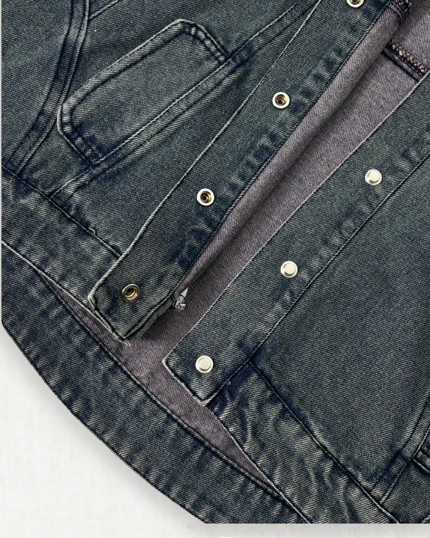 Cool BluBlu Contrast Denim Jacket
