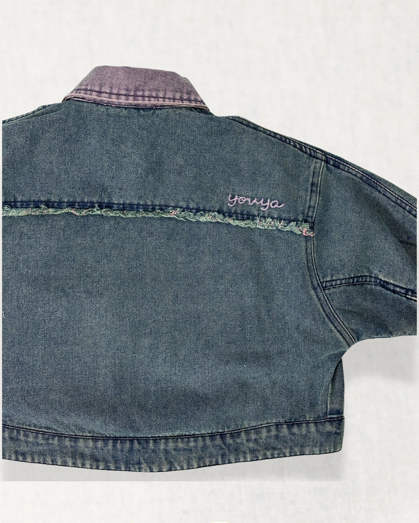 Cool BluBlu Contrast Denim Jacket