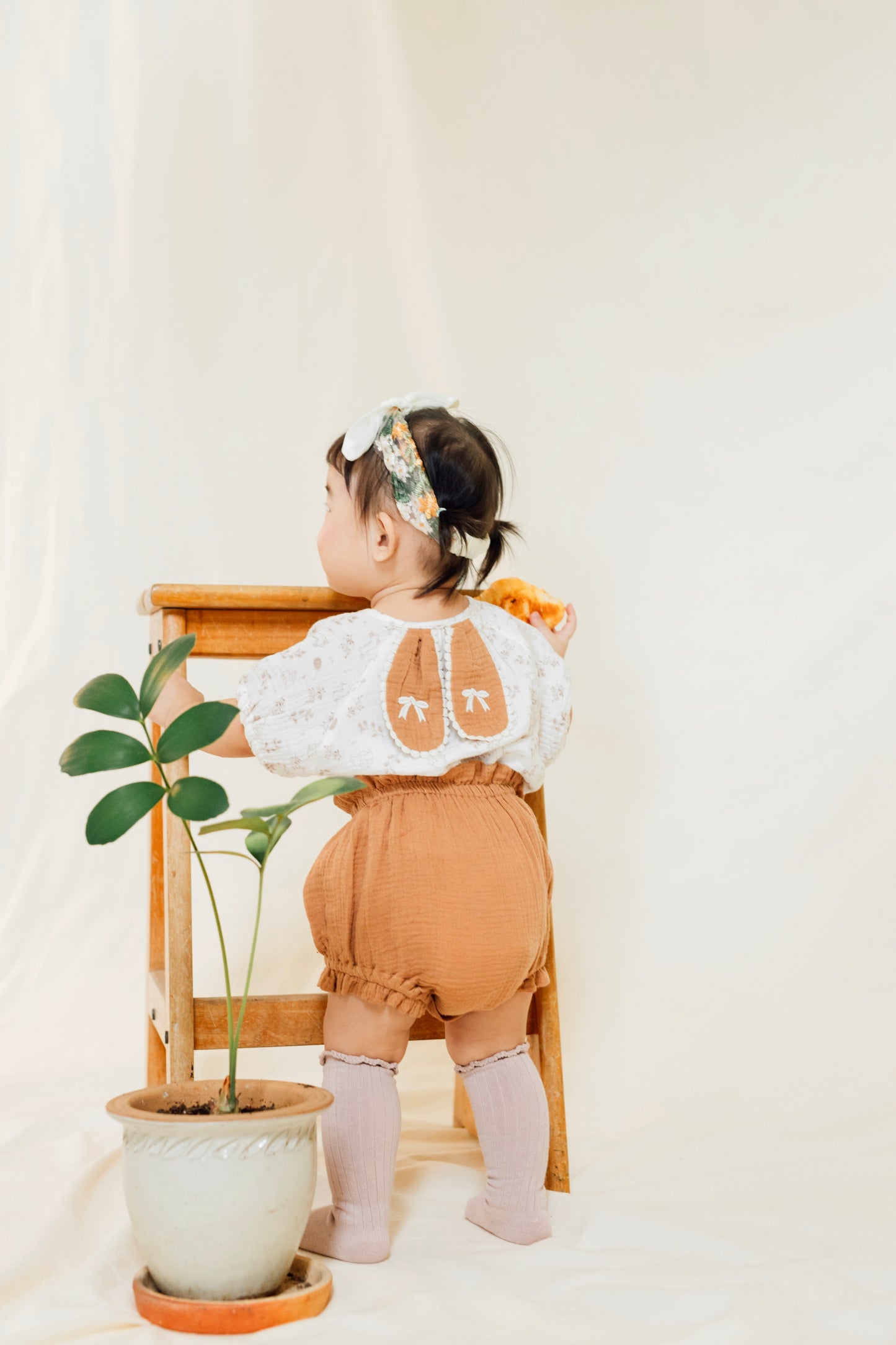 Cozy Bunny Ear Bloomer Set