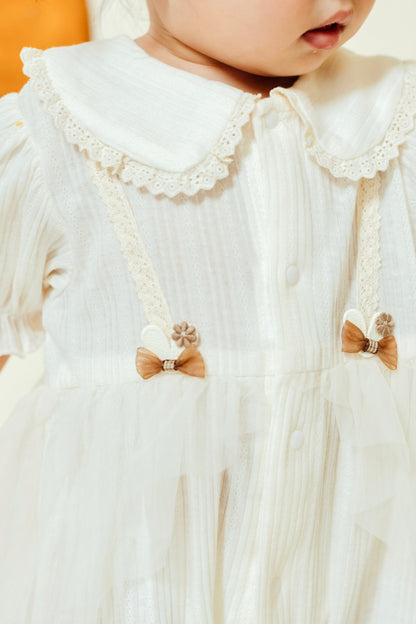 Ribbon Tulle Princess Romper