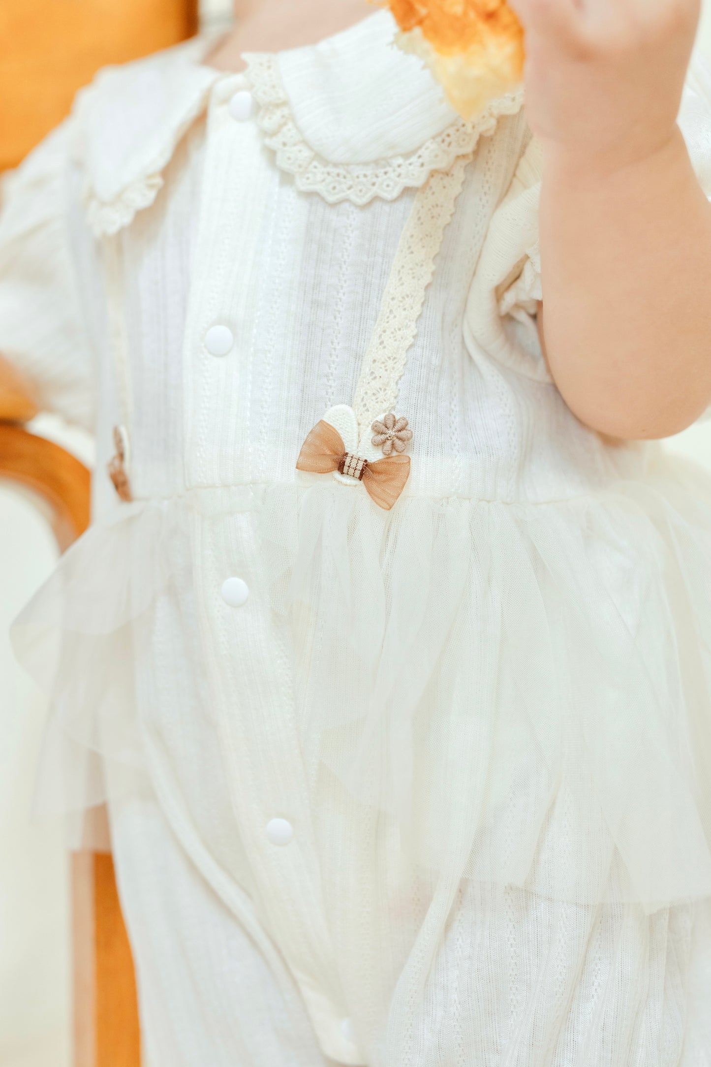 Ribbon Tulle Princess Romper